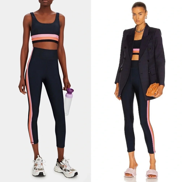 NWT $210 The Upside Matching Workout Set: Jewel Colorblock Leggings + Sports Bra